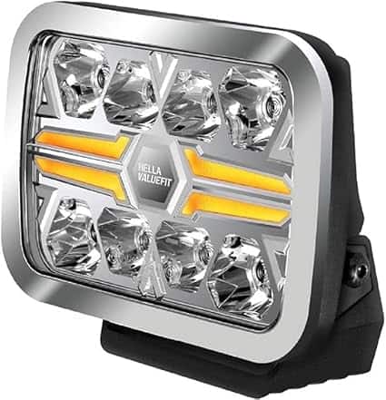 Hella Valuefit Blade Rectangular 9" Chrome Single