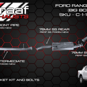 Ford Ranger 2.2 TDCi DeGraaf BOBW Performance Exhaust