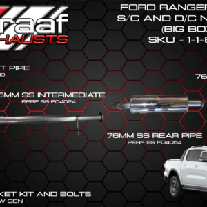 Ford Ranger 2.0 Bi-Turbo DeGraaf BOBW Performance Exhaust