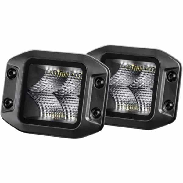 Hella LED Black Magic 3.2" Cube Kit Flood Flush