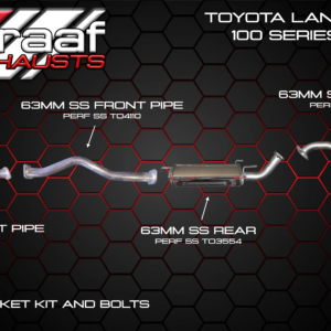 Toyota Land Cruiser 100 4.7 V8 DeGraaf BOBW Performance Exhaust