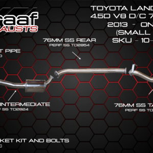 Toyota Land Cruiser 200 4.5D V8 DeGraaf BOBW Performance Exhaust