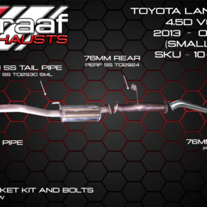 Toyota Hilux 2.7 VVTI Vigo DeGraaf SBS Performance Exhaust