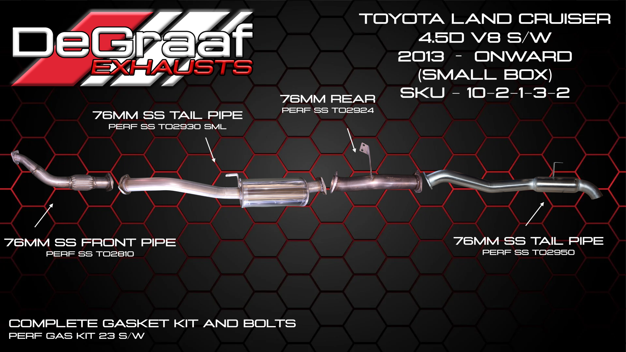 Toyota Hilux 2.7 VVTI Vigo DeGraaf SBS Performance Exhaust