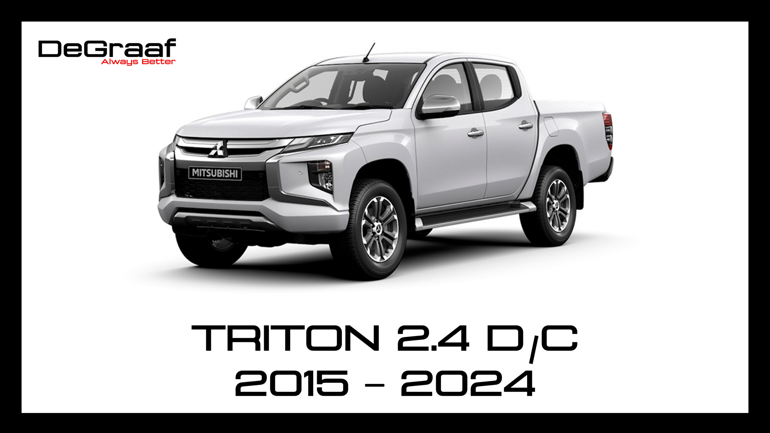 Mitsubishi Triton 2.4 DeGraaf BOBW Performance Exhaust