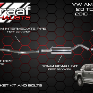Volkswagen Amarok 2.0 Bi-Turbo DeGraaf BOBW Performance Exhaust